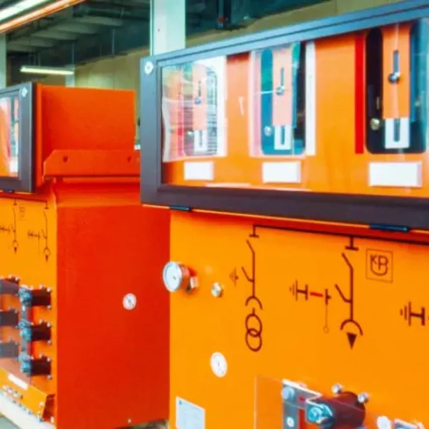 Picture of the Kapex - the world's first gas-insulated switchgear