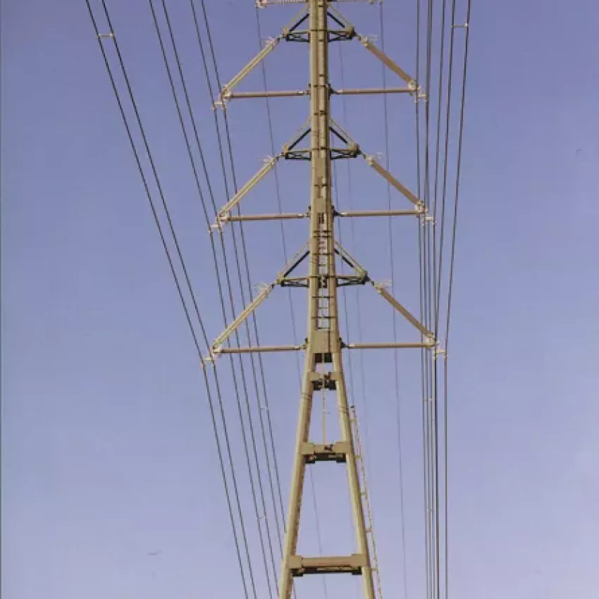 400kv line with sky in the background